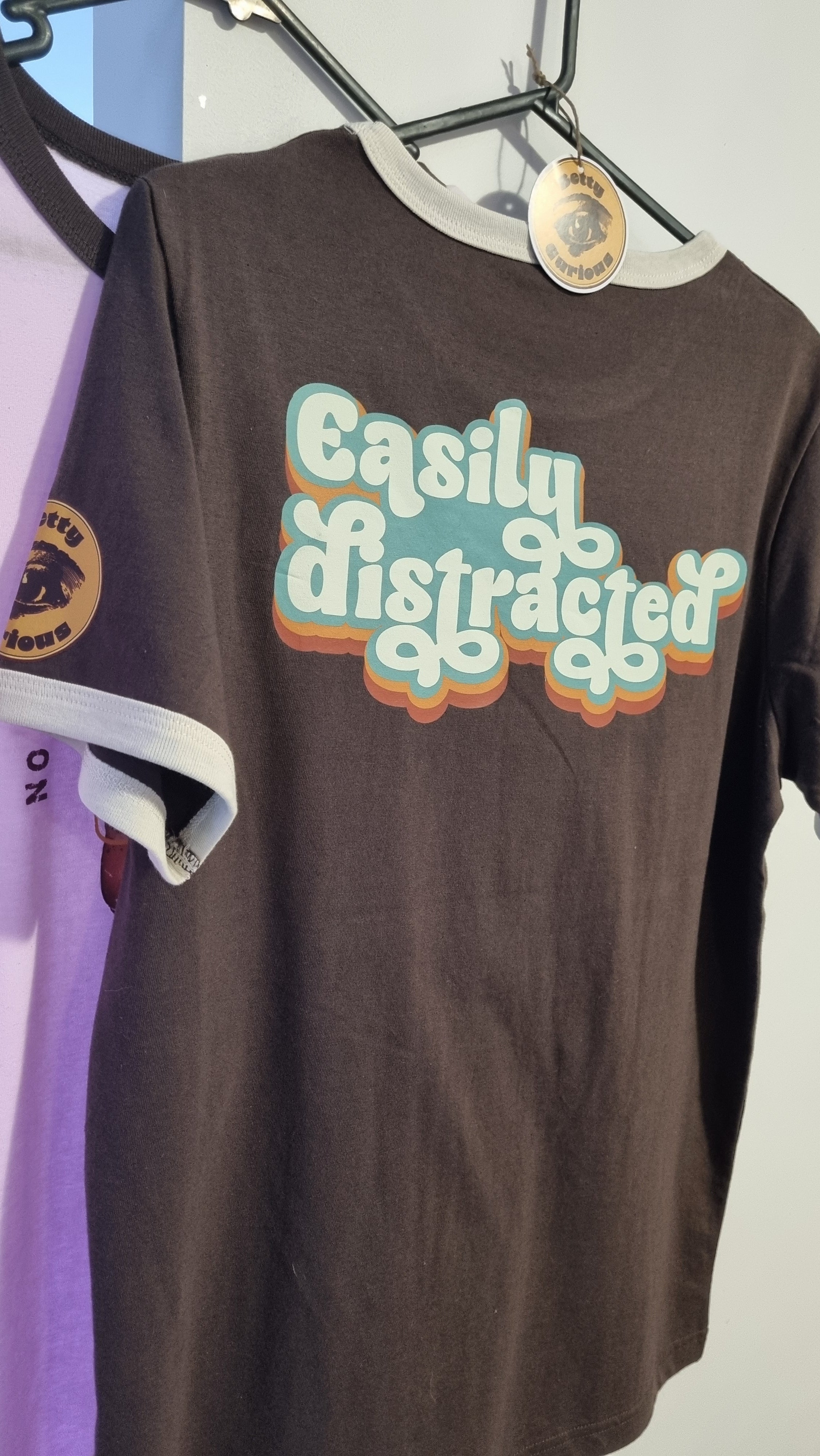 Unisex Easily Distracted Retro Tee
