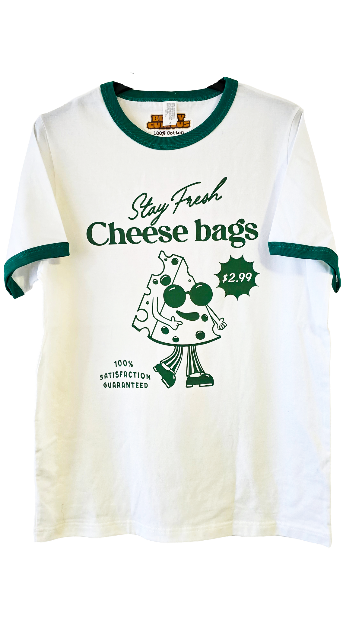 Stay Fresh Cheesebags Vintage advertising Tee
